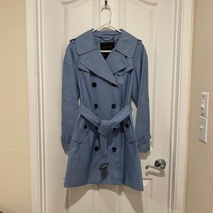 Light blue coach trench coat